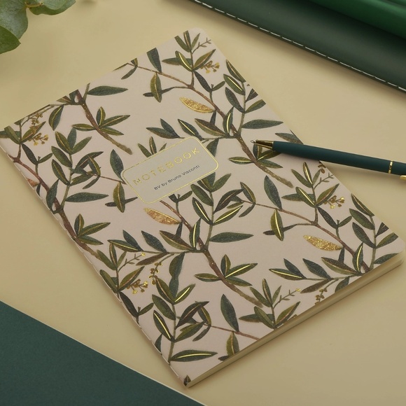 Olive Botanical Notebook – BV Bruno Visconti – Rifle Paper Style - Picture 1 of 7
